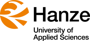 Logo van Hanze University of Applied Sciences.